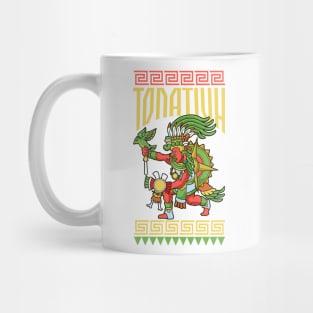 Aztec God of the Sun - Tonatiuh Mug